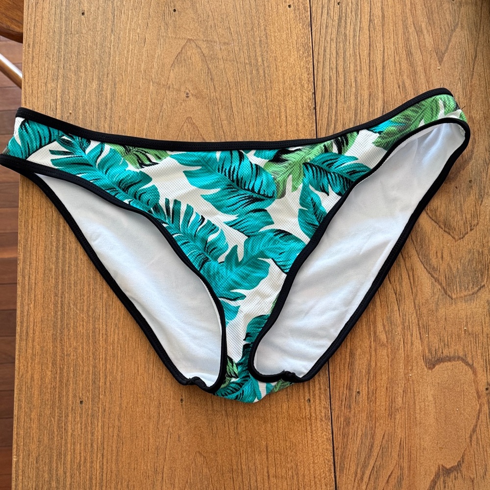 Tropical Leaf Bikini Bottom